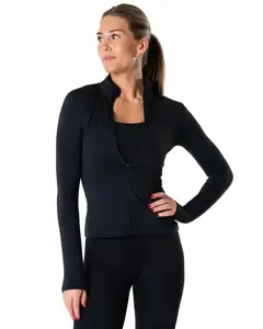 Clean Zip Longsleeve - Svart (#3020)