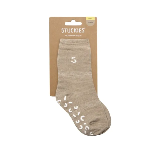 Stuckies STUCKIES Ullstrumpor 22/24 2-3 år Pebble