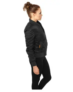 Urban Classics Bomberjakke Dame Svart