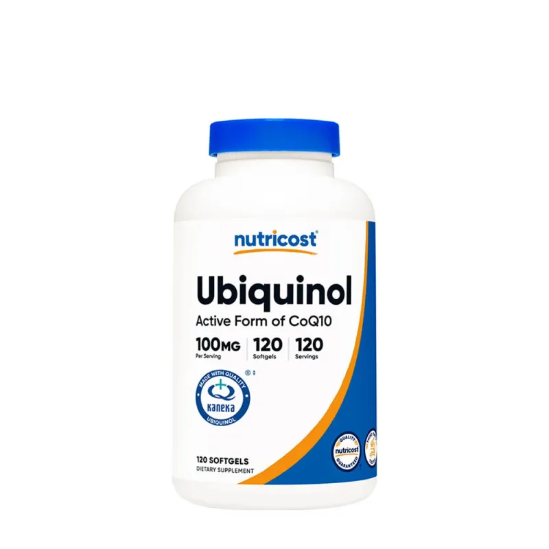 Nutricost - Ubiquinol, 100 mg, 120 mjukkapslar