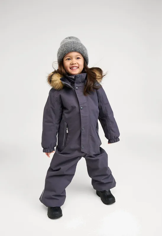 Reima Stavanger vattentät vinteroverall (barn) – Soft Black, 98cm