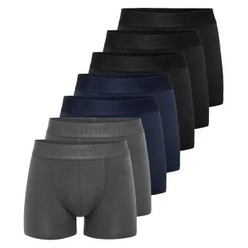 Resteröds Kalsonger 7P Gunnar Cotton Flerfärgad ekologisk bomull Small Herr