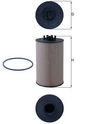 Bränslefilter MAHLE KX 657D