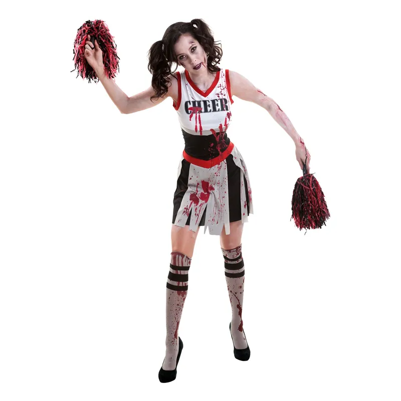 Zombie Cheerleader Maskeraddräkt – X-Large