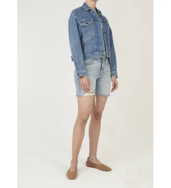 Pepe Jeans för kvinnor. PL80000343W0 Kort Regular Mary ljusblå (29), Casual, Bomull, Denim