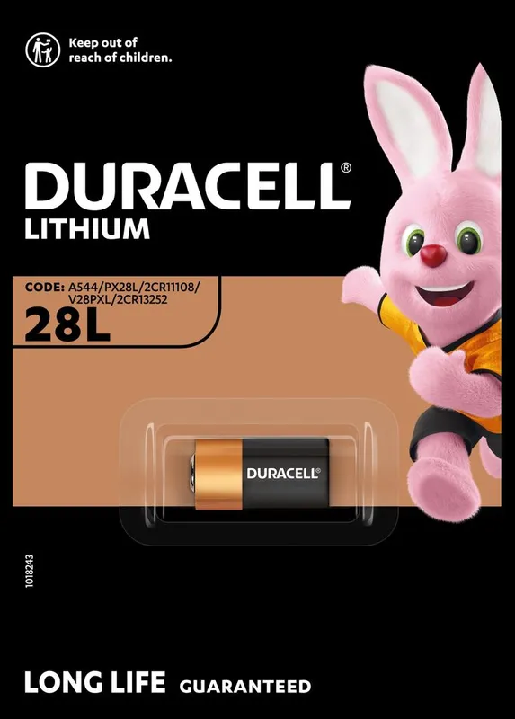 Batteri Duracell Photo 28L 6V Litium 160 mAh 1 st/pack