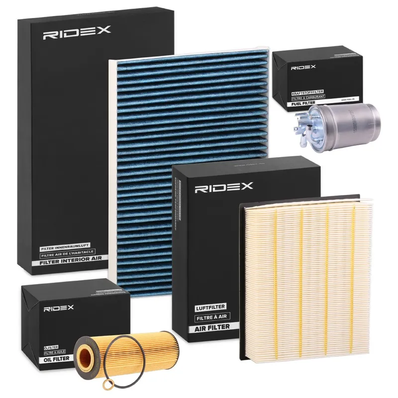 Filtersats RIDEX 4055F27927