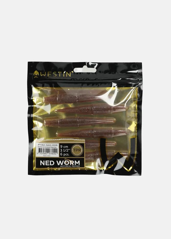 Westin Ned Worm 9 cm 5 gram 6st (#8042)