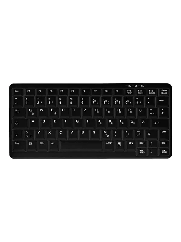 Cherry Active Key AK-4100-U - keyboard mini - QWERTY - Pan Nordic - black Input Device - Tangentbord - Nordisk - Svart