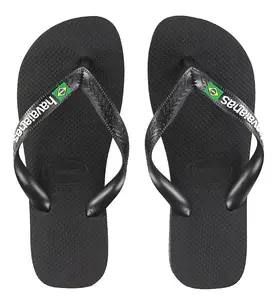 Havaianas Men's Brazil Logo Black/Black