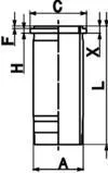 Cylinderfoder KOLBENSCHMIDT 89925110