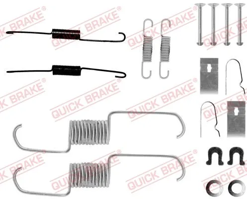 QUICK BRAKE 105-0743 Monteringssats, bromsbackar