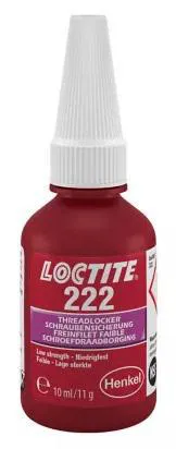 Loctite 222 Gänglåsning låg styrka 10 ml