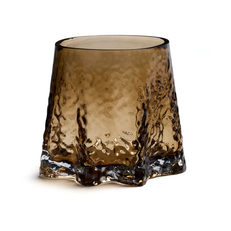 Cooee design ljuslykta large 17 cm, cognac