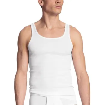 Calida Twisted Athletic Shirt 12010 Vit 001 bomull Medium Herr