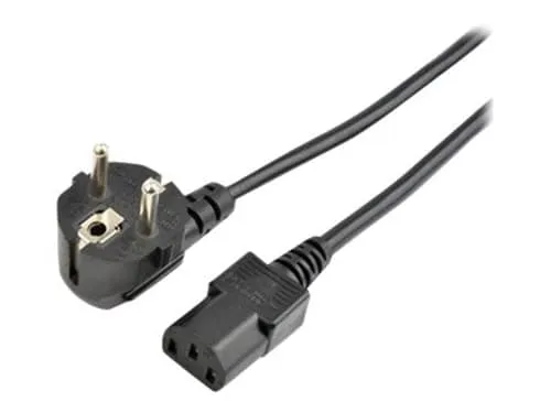 Prokord Strömkabel 10m Cee7/7 C13 Svart
