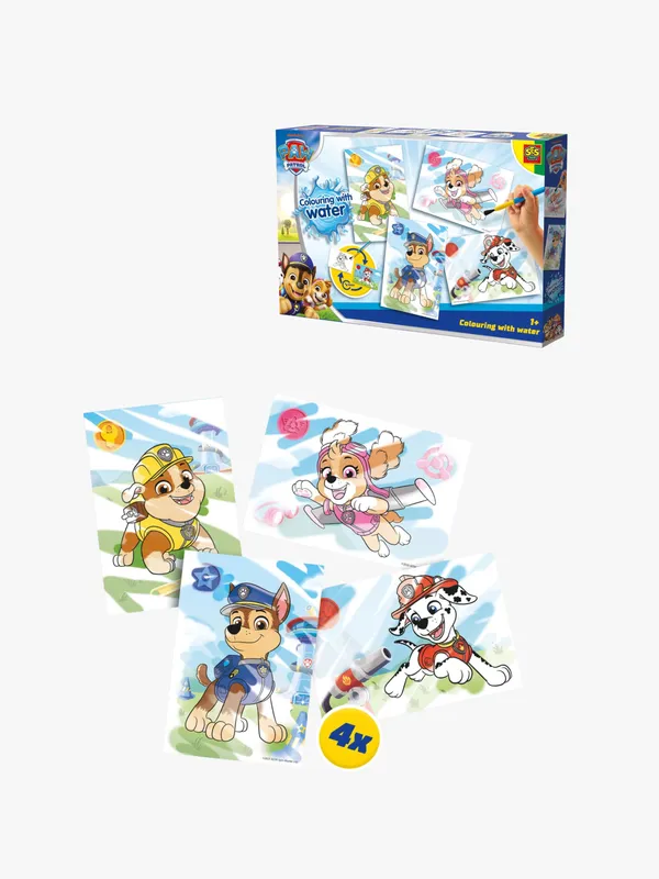 SES Creative Kreativt lekset – Paw Patrol – Färglägg med vatten