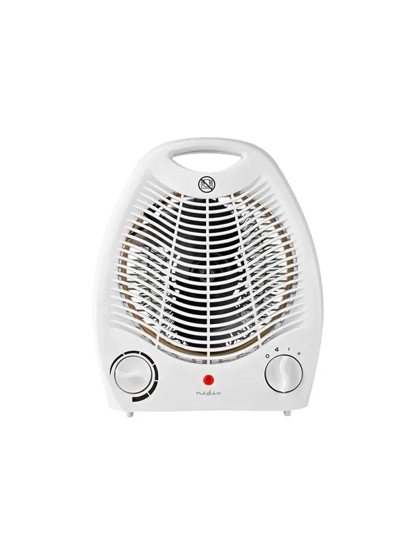 Nedis Värmefläkt 1000/2000 W med vältskydd