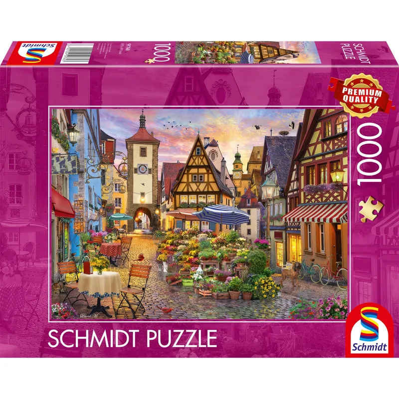 Schmidt Pussel – Romantiska Bayern, Rothenburg ob der Tauber 1000 bitar