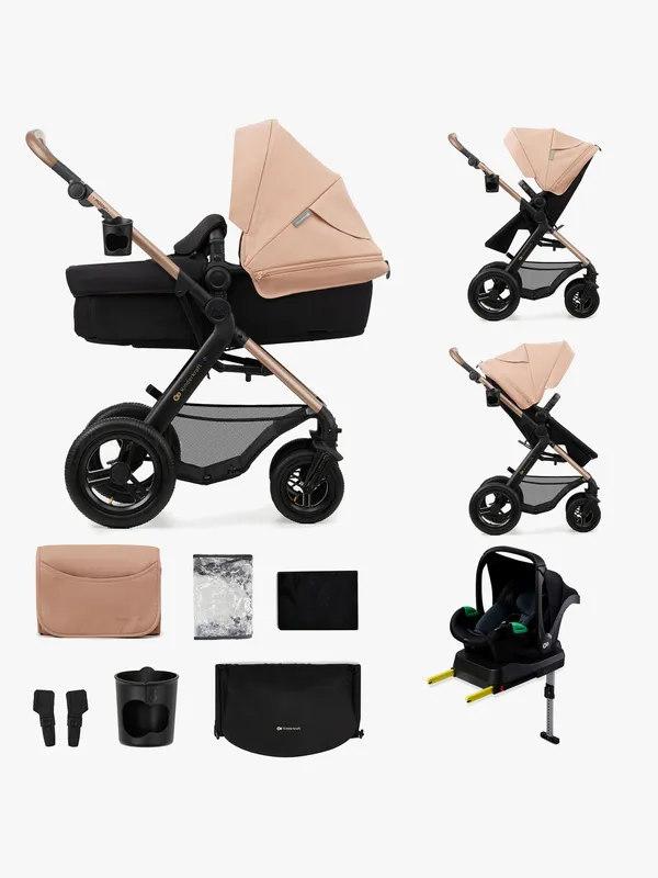 Kinderkraft MOOV 2 4-in-1 Air Duovagn, Sand Beige