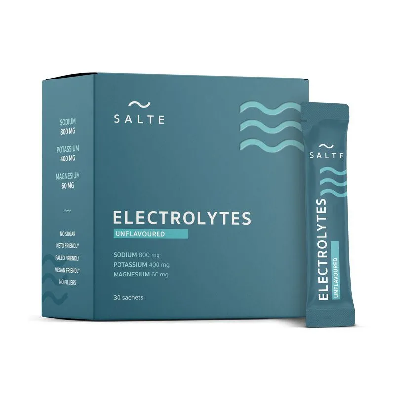 SALTE Elektrolyter, Naturell, 30 dospåsar