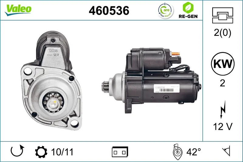 Startmotor VALEO 460536