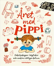 Året med Pippi : födelsedagsbok