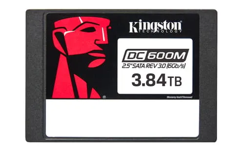 Kingston Data Centre DC600M SSD - 3.8TB - 2.5″ - SATA-600