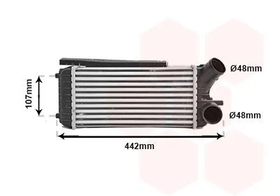 Intercooler VAN WEZEL 18004472