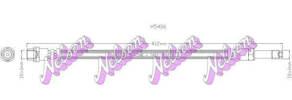 Bromsslang KAWE H5406