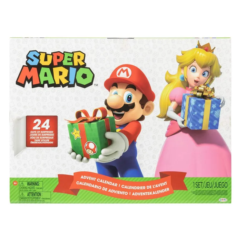 Super Mario adventskalender med 24 samlarfigurer