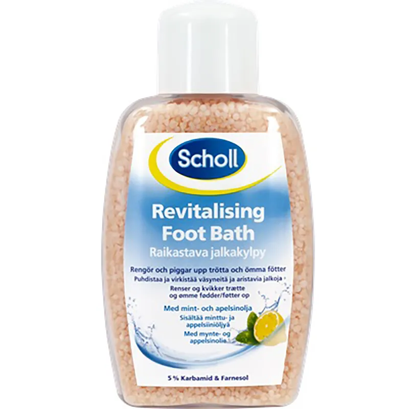 Scholl Revitalising Foot Bath With Mint & Orangeoil – 275 g