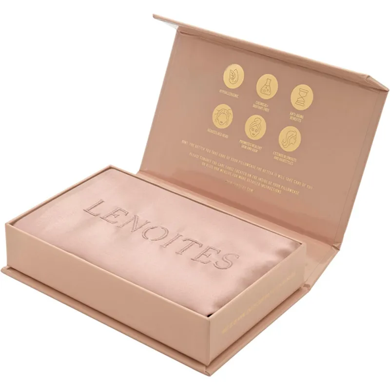 Lenoites Mulberry Silk Pillowcase Pink, 50×60 cm - 1 pcs