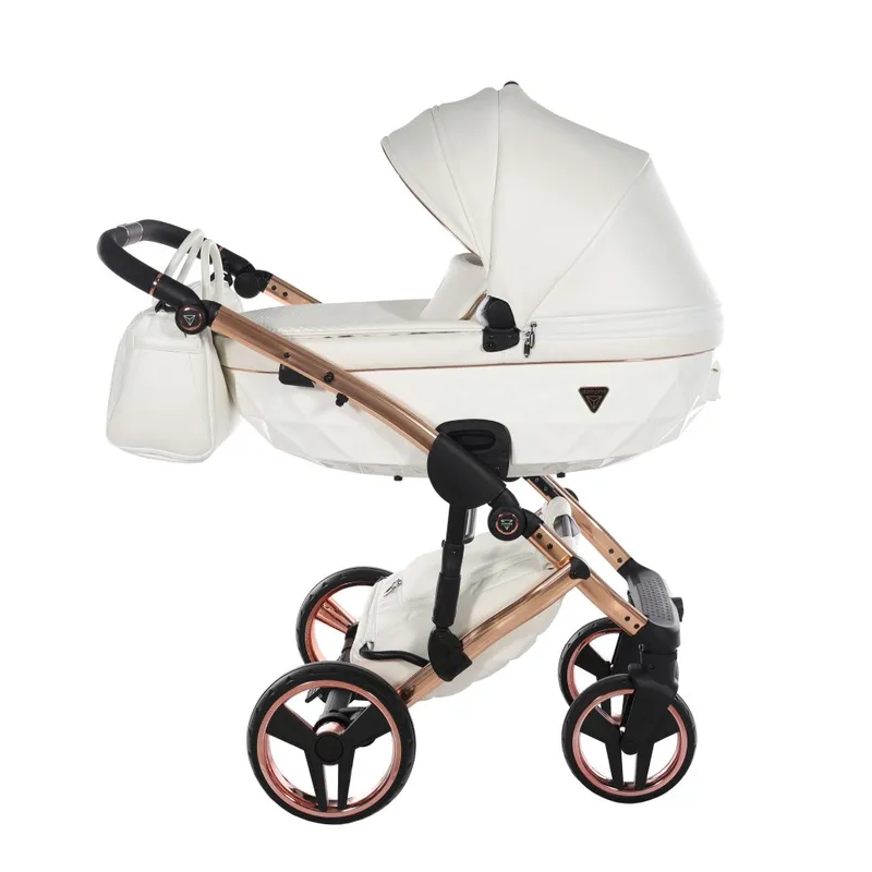 Junama Fluo Line Barnvagn Individual, Vit guld