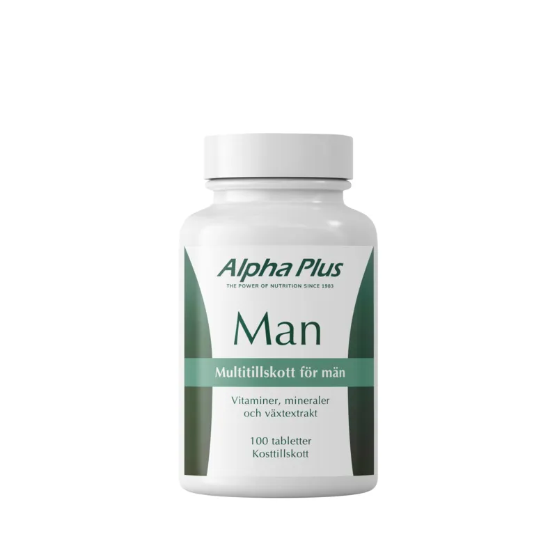 Vitaminer & mineraler Man 100 tabletter