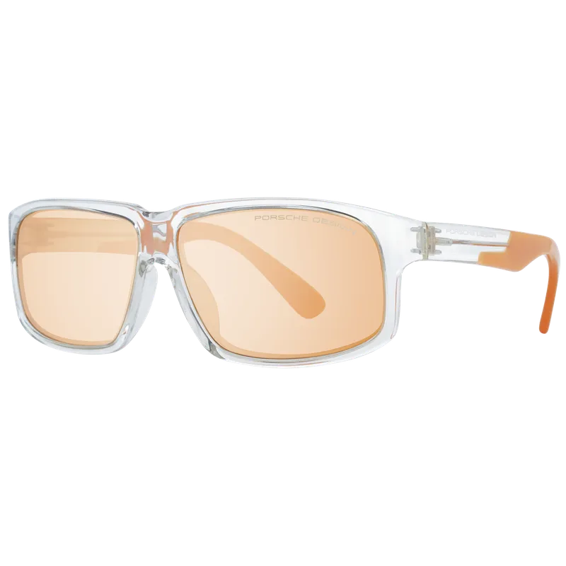 Porsche Design Rektangulära Solglasögon i Transparent