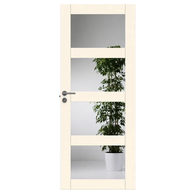 SPEGELDÖRR UNIQUE GW04L VIT 625X1940MM | Beijerbygg Byggmaterial