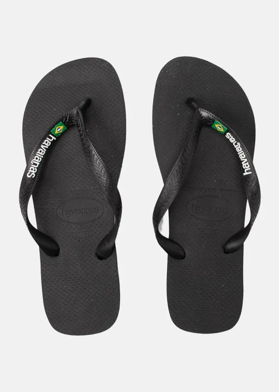 Havaianas Men's Brazil Logo Black/Black