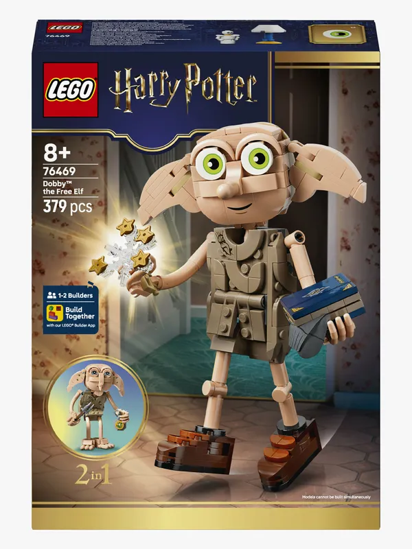 LEGO Harry Potter 76469 byggset Dobby the Free Elf, 379 st.