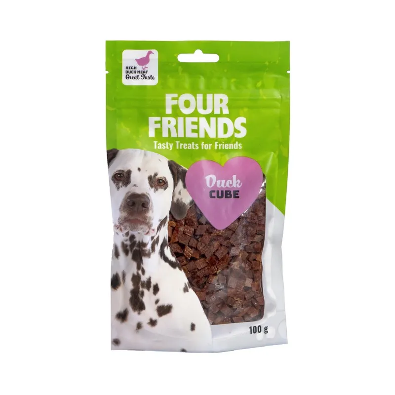 Belöningsgodis FourFriends Duck Cube 100g