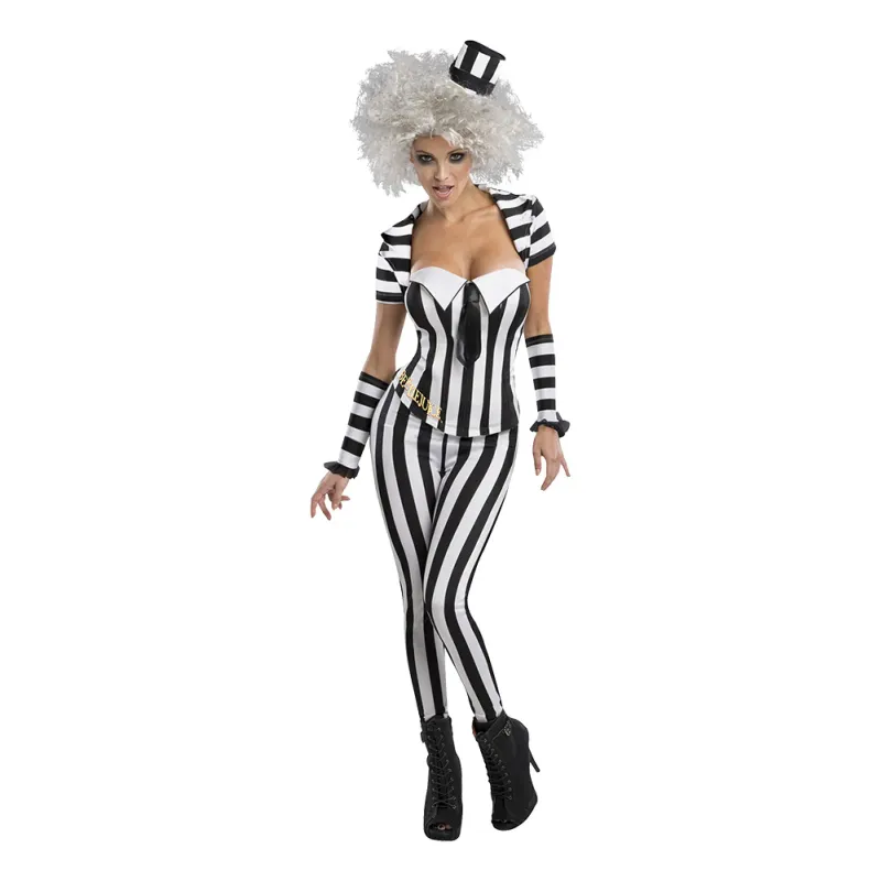 Beetlejuice Korsett Deluxe Maskeraddräkt - Medium