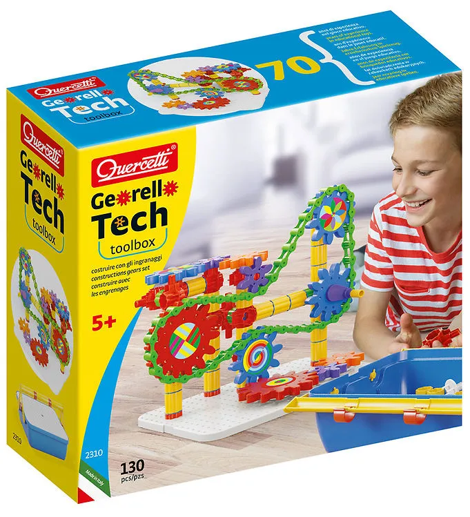 Quercetti Byggset - Georello Tech - 130 Delar - 2310