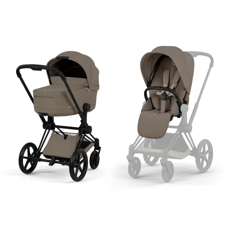 Cybex Priam 2026 Duovagn Matt Black/Coconut Brown