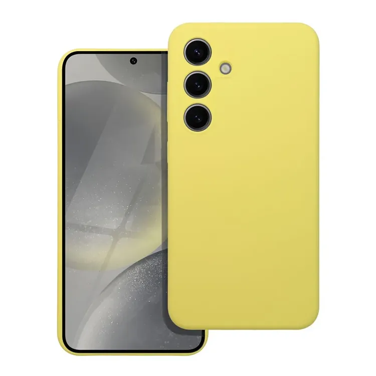 Mobilskal till Galaxy A56 5G Silikon 2mm – Gul