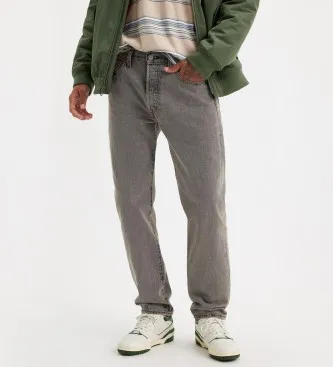 Levi’s för män. 00501-3496 Jeans 501 Original grå (40/32), Casual, Bomull, Denim