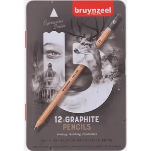 Grafitpennor Expression 12-set Bruynzeel