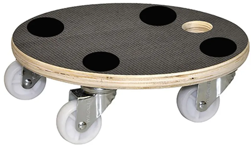 Green>it plant trolley in veneer 30 cm