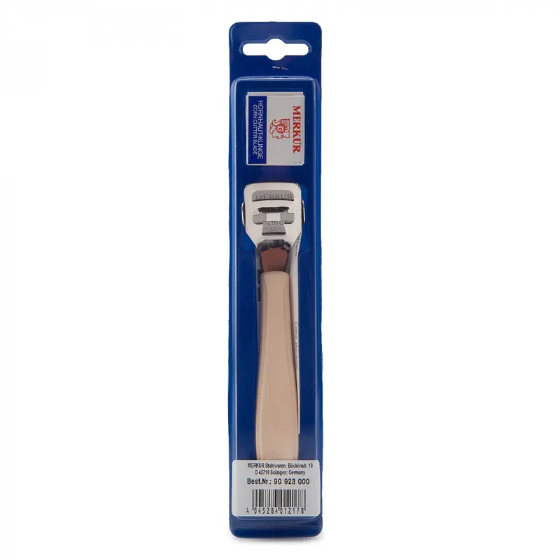 Merkur Fothyvel med 10-pack hyvelblad