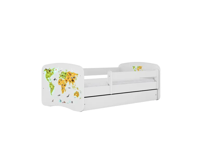 Kocot Kids Barnsäng - Babydreams Vit Med Låda Och Madrass - Karta 160×80 Cm