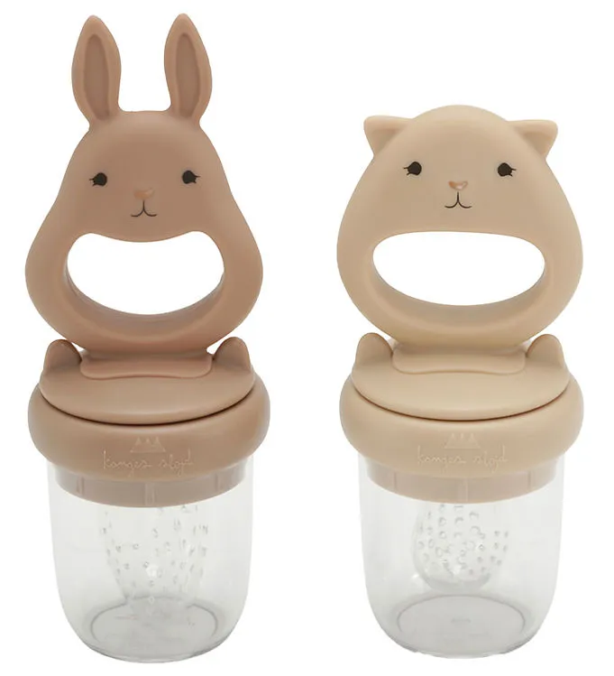 Konges Sløjd Foderautomater - 2-pack - Bark/Shell